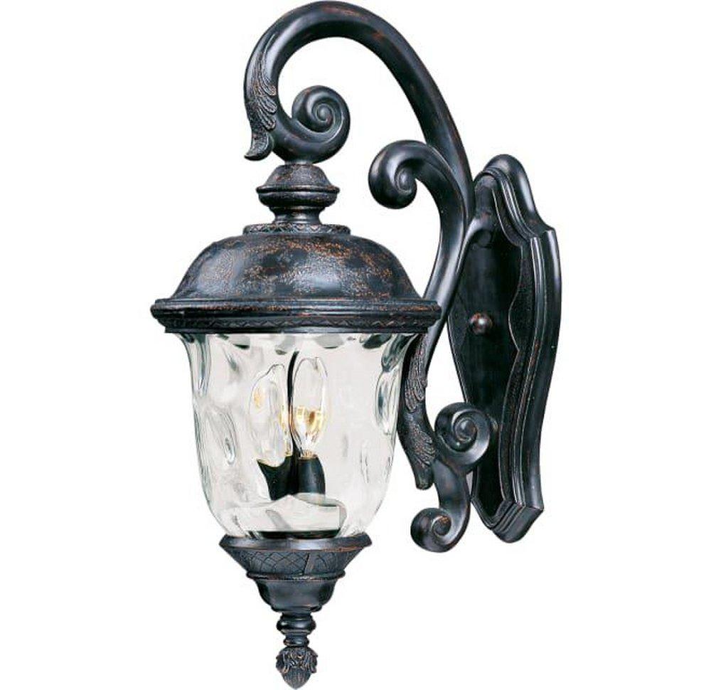 Maxim Lighting&reg; Oriental Bronze 60W 2-Light Candelabra E-12 Incandescent Wall Lantern 