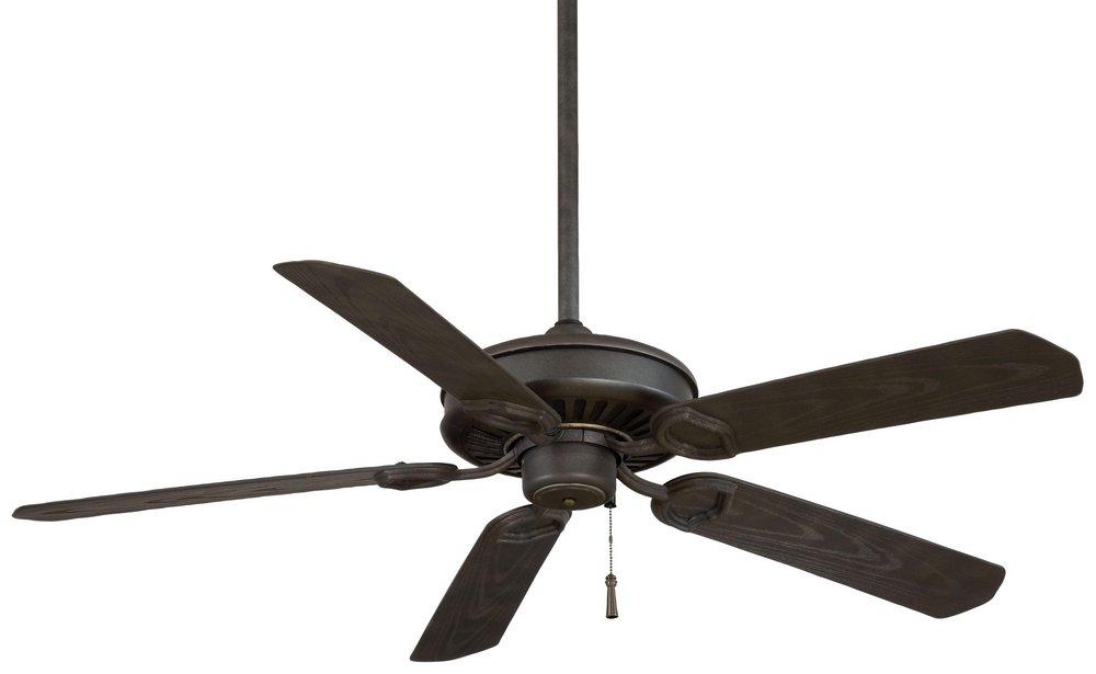 Minka Aire Black Iron/Aged Iron 54 in. 5-Blade Ceiling Fan 