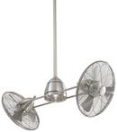 Minka Aire Brushed Nickel Wet 6-Blade Ceiling Fan with Halogen Light 