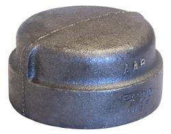 1-1/4 in. FPT 300# Domestic Black Malleable Iron Cap
