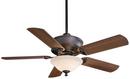 52 x 20 in. 5-Blade Ceiling Fan with Light in Oil Rubbed Bronze