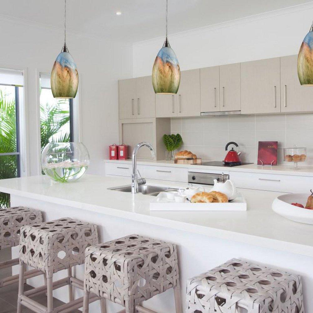 Elk Home Satin Nickel 10 in. 100 W 1-Light Medium Pendant 