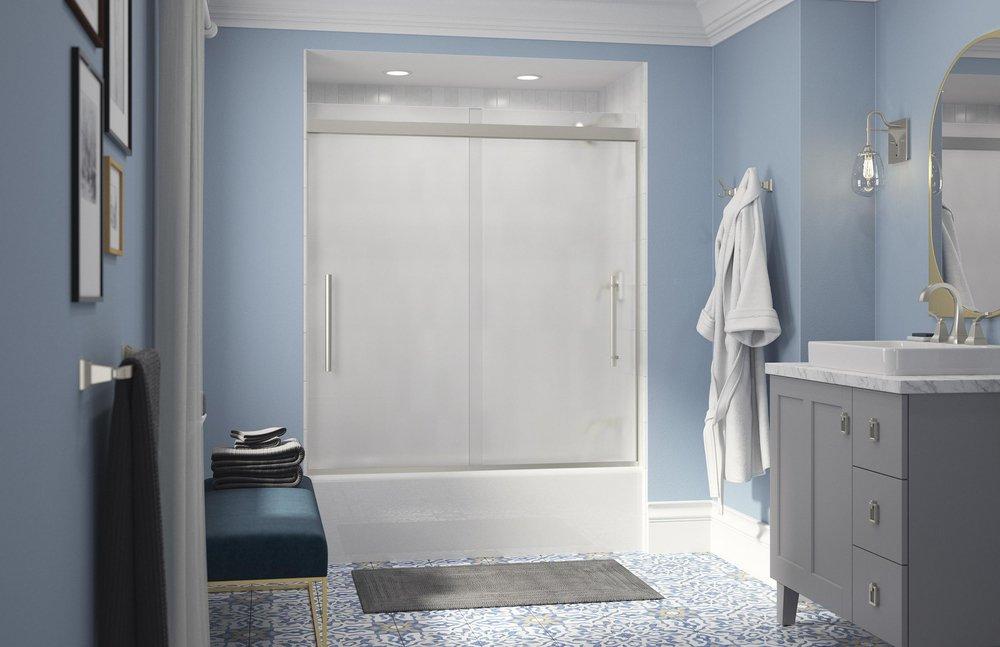 KOHLER White 60 x 32 in. Soaker Alcove Bathtub Left Drain 