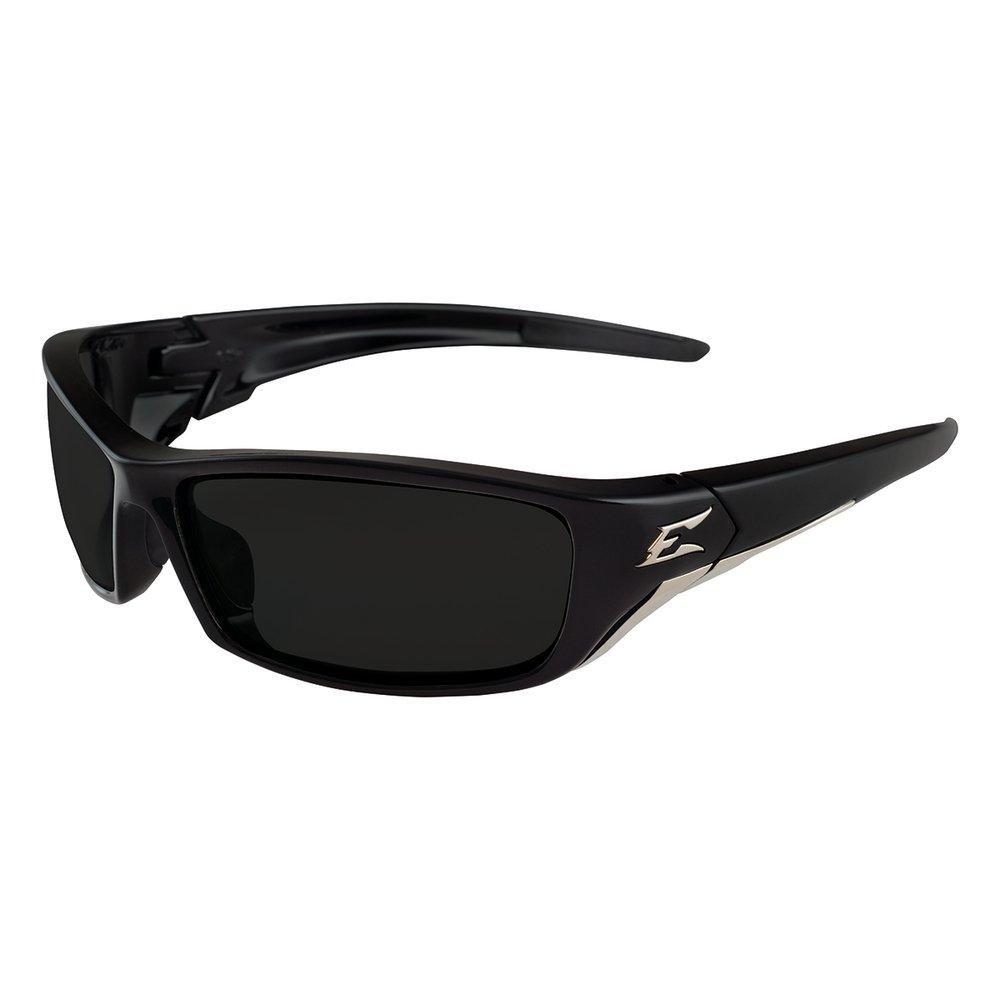 Edge Eyewear Black Safety Glasses with Black Frame 