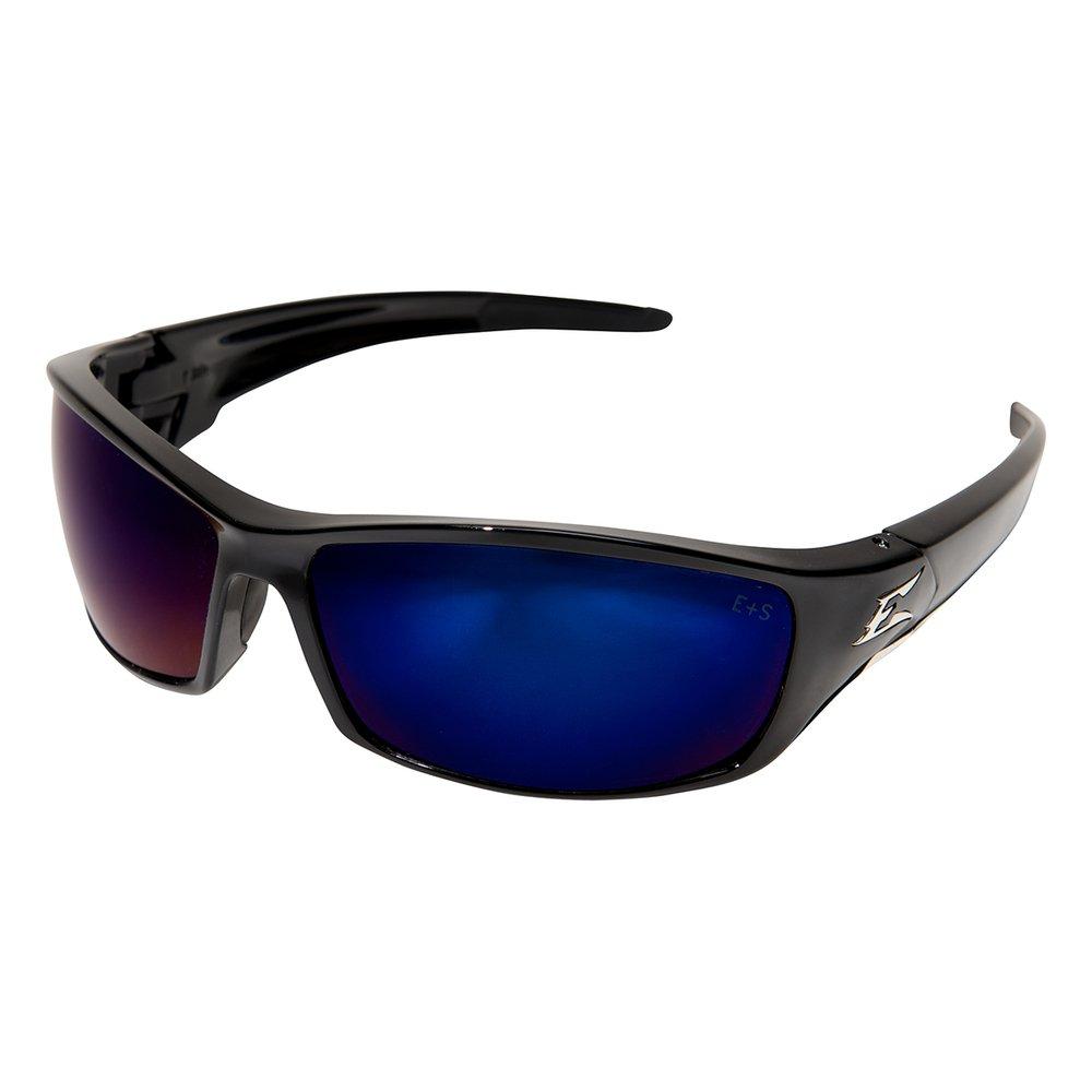 Edge Eyewear Black Safety Glasses with Black Frame 