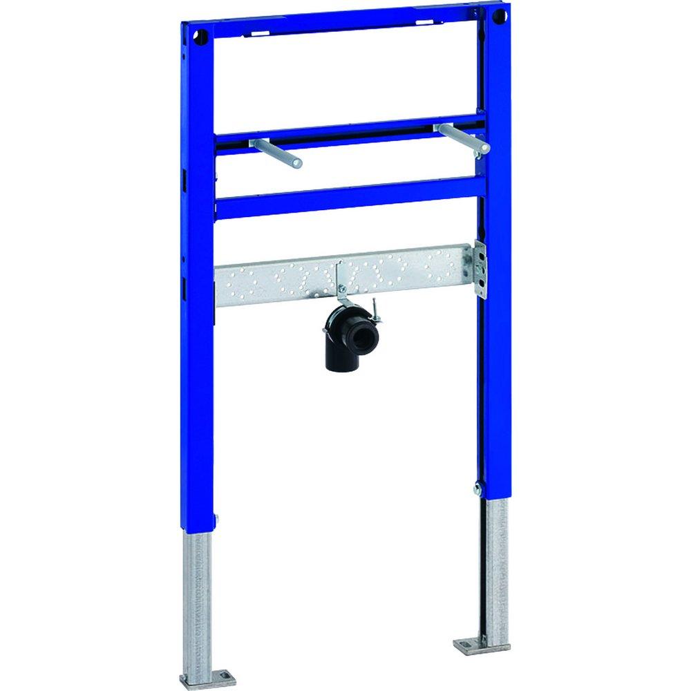 Geberit Polished Chrome Carrier for Short Height White Lavatory Sink 