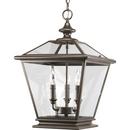 60 W 3-Light Candelabra Foyer Lantern in Antique Bronze