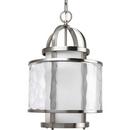 Progress Lighting Brushed Nickel 1-Light Hall and Foyer Ceiling Light 