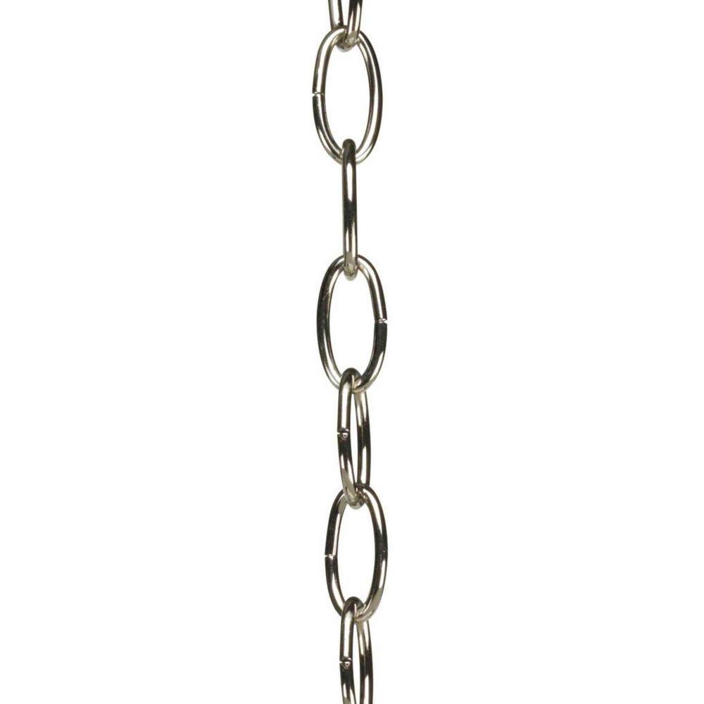 Progress Lighting Polished Nickel 10 ft. Lighting Chain 