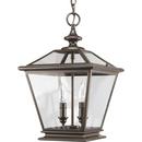 60 W 2-Light Candelabra Foyer Lantern in Antique Bronze