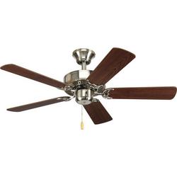 42 in. 5-Blade Indoor Ceiling Fan in Brushed Nickel