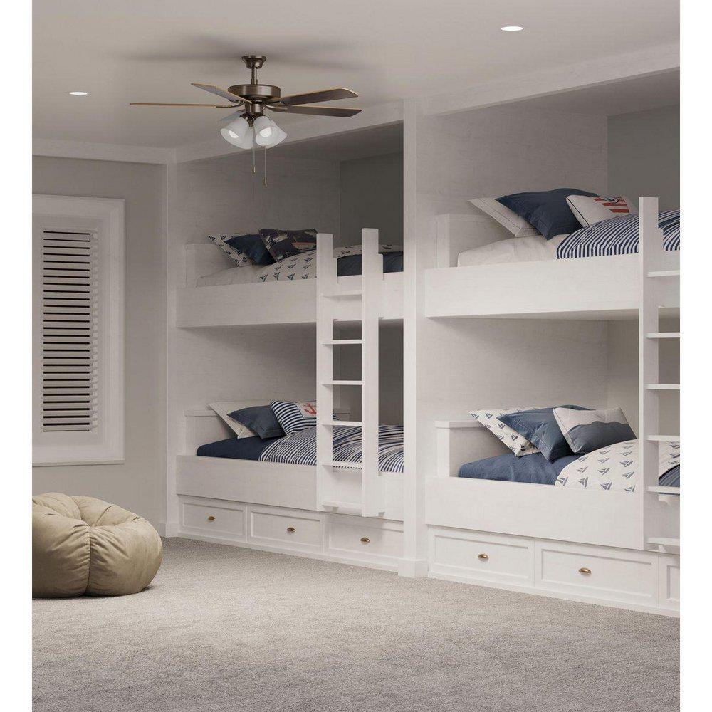 Progress Lighting Antique Bronze 42 in. 5-Blade Ceiling Fan 