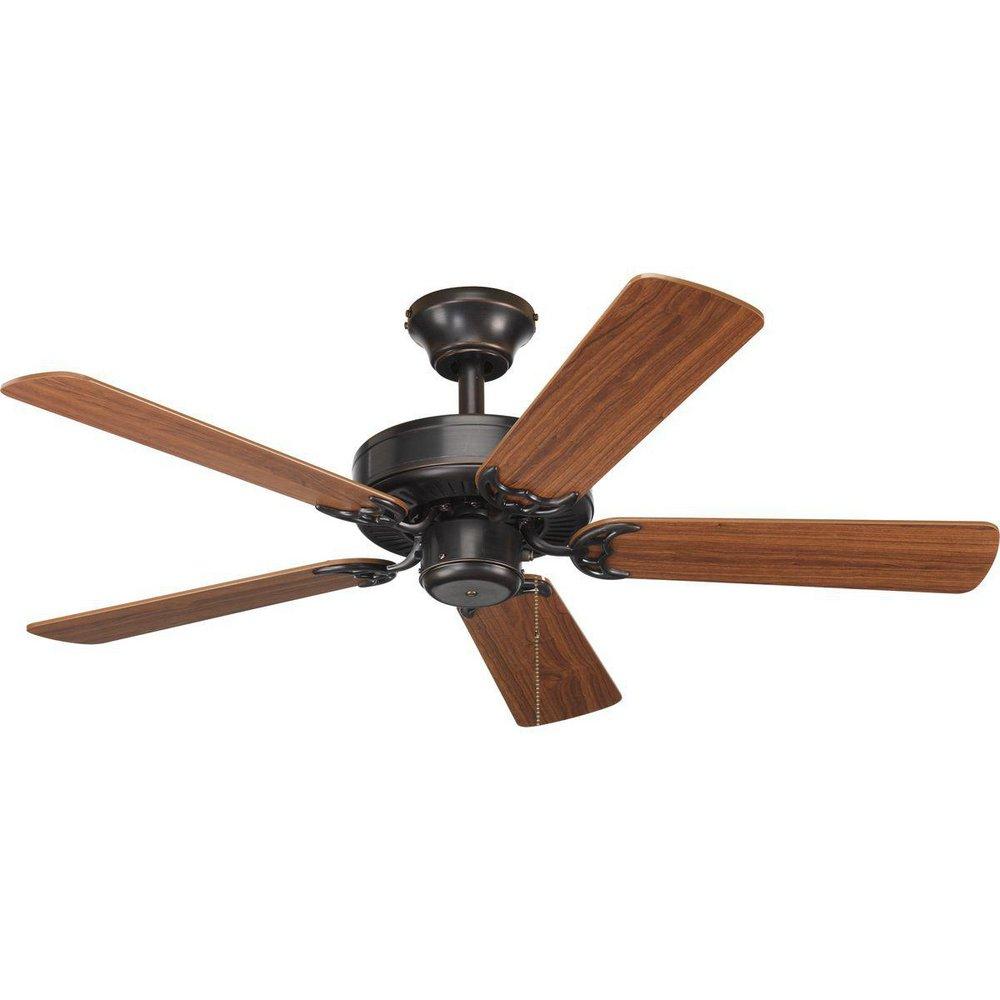 Progress Lighting Antique Bronze 42 in. 5-Blade Ceiling Fan 