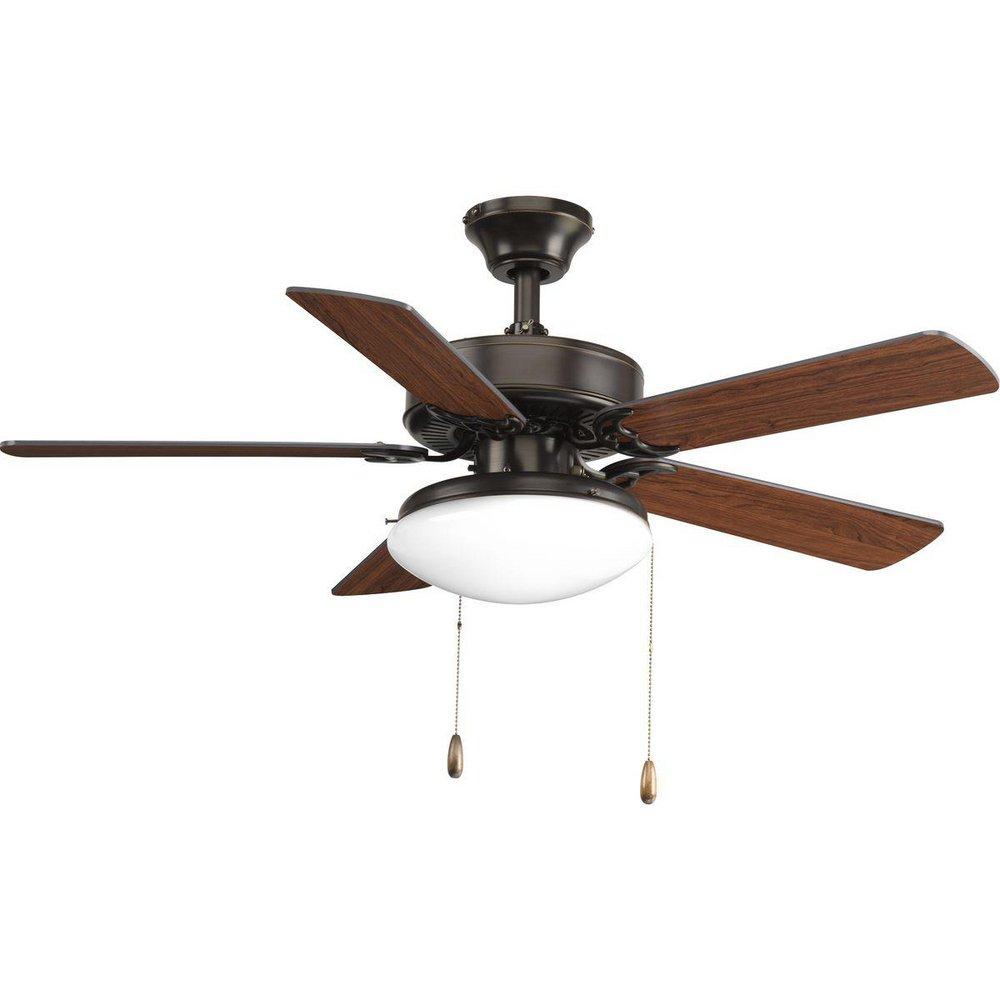 Progress Lighting Antique Bronze 42 in. 5-Blade Ceiling Fan 