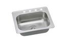 PROFLO&reg; Stainless Steel 25 x 22 in. Stainless Steel Single Bowl Drop-in Kitchen Sink with Sound Dampening 