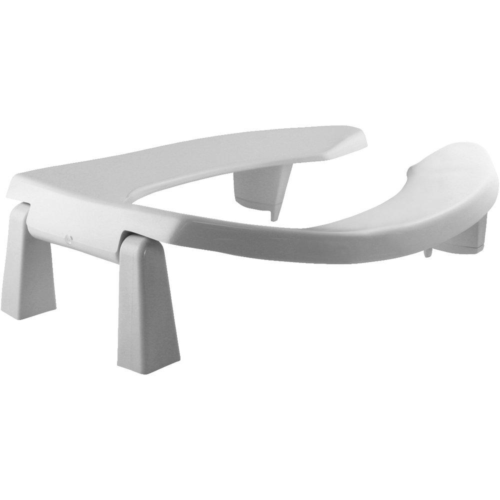 Bemis White Elongated Open Front Toilet Seat 