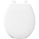 Bemis White Round Open Front with Cover 