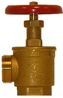 Fire-End & Croker Rough Brass 2-1/2 in. Cast Brass Angle Hose Valve 