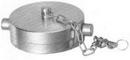 Fire-End & Croker Rough Brass 2-1/2 in. Cast Brass Cap with Chain 