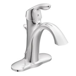 Single Handle Monoblock Bathroom Sink Faucet in Chrome