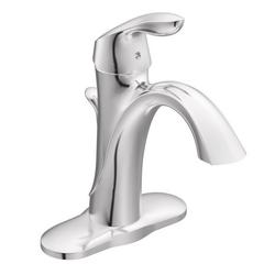 Single Handle Monoblock Bathroom Sink Faucet in Chrome