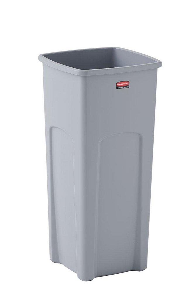 Rubbermaid Grey 23 gal Waste Container Square 