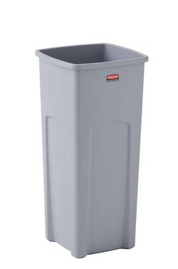 23 gal Waste Container Square in Grey