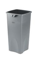 Rubbermaid Grey 23 gal Waste Container Square 