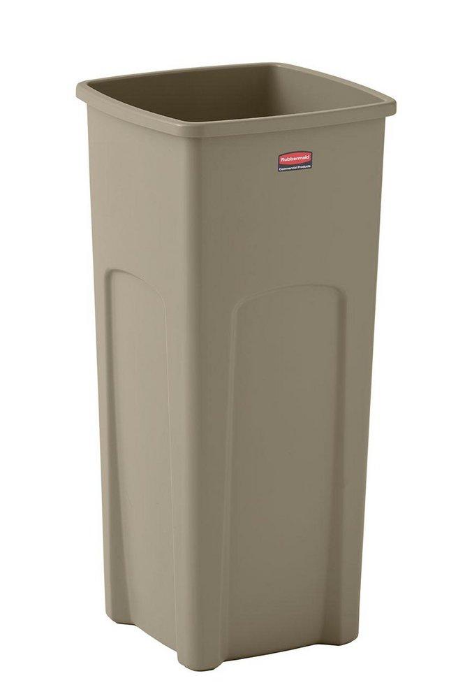 Rubbermaid Beige 23 gal Waste Container Square 