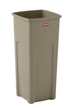23 gal Waste Container Square in Beige
