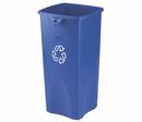 23 gal Square Recycled Container in Blue