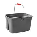 Rubbermaid Grey 10 in. Double Pail Bucket 