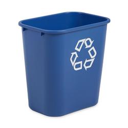 7 gal Deskside Medium Recycling Container in Blue