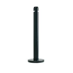 Fire Safe Smoker Pole with Screen in Black