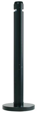 Fire Safe Smoker Pole with Screen in Black
