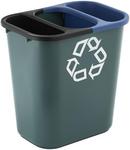 13-5/8 qt Wastebasket Recycling Side Bin in Blue