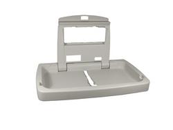 Wall Mount Horizontal Baby Changing Station in Platinum
