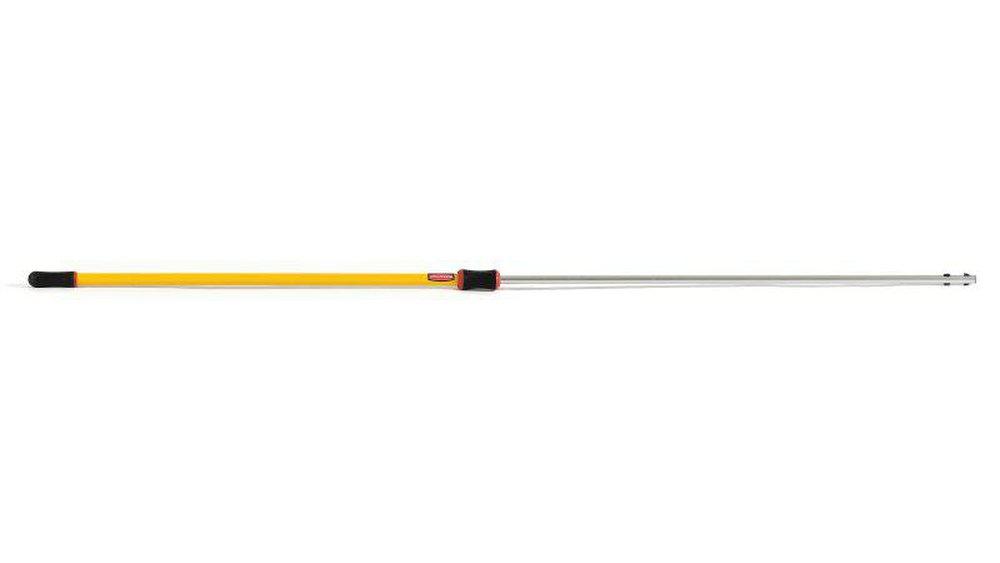 Rubbermaid Yellow 2-1/10 in. Aluminum Quick Connect Extension Pole 