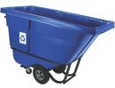 60-1/2 in. 850 lbs. Standard Duty Recycling Tilt Truck in Blue