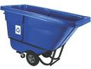 Rubbermaid Blue 60-1/2 in. Standard Duty Recycling Tilt Truck in Blue 