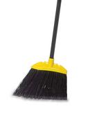 Rubbermaid Black Jumbo Polypropylene Sweep Lobby Angle Broom in Black 