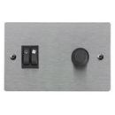 Wall Mount Remote Control in Brushed Stainless Steel