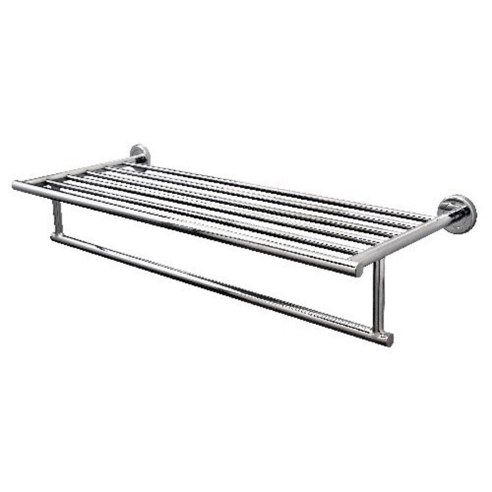 Gatco Polished Chrome 24 in. Towel Rack with Towel Bar 