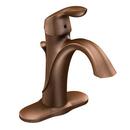 Moen Oil Rubbed Bronze Single Handle Monoblock Bathroom Sink Faucet 