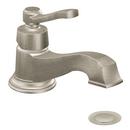 Moen Brushed Nickel Single Handle Centerset Bathroom Sink Faucet