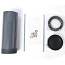 Black Cast Iron Back Outlet Assembly 