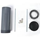 Black Cast Iron Back Outlet Assembly 