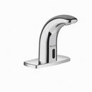 0.5 gpm Plug In Sensor Bathroom Sink Faucet with 4 in. Trim Plate & Back Check Tee in Polished Chrome