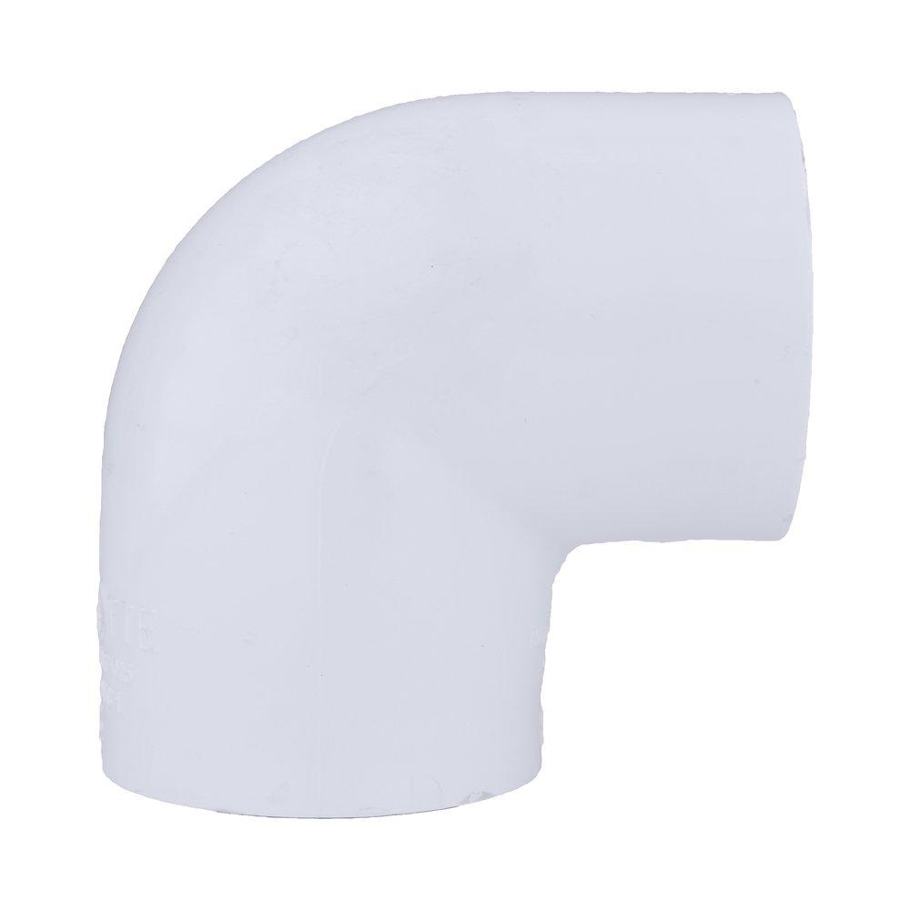 White PVC Schedule 40 90&deg; Socket x FPT Elbow 