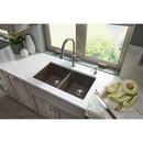 Elkay Mocha 33 x 18-1/2 in. No Hole Composite Double Bowl Undermount Kitchen Sink 